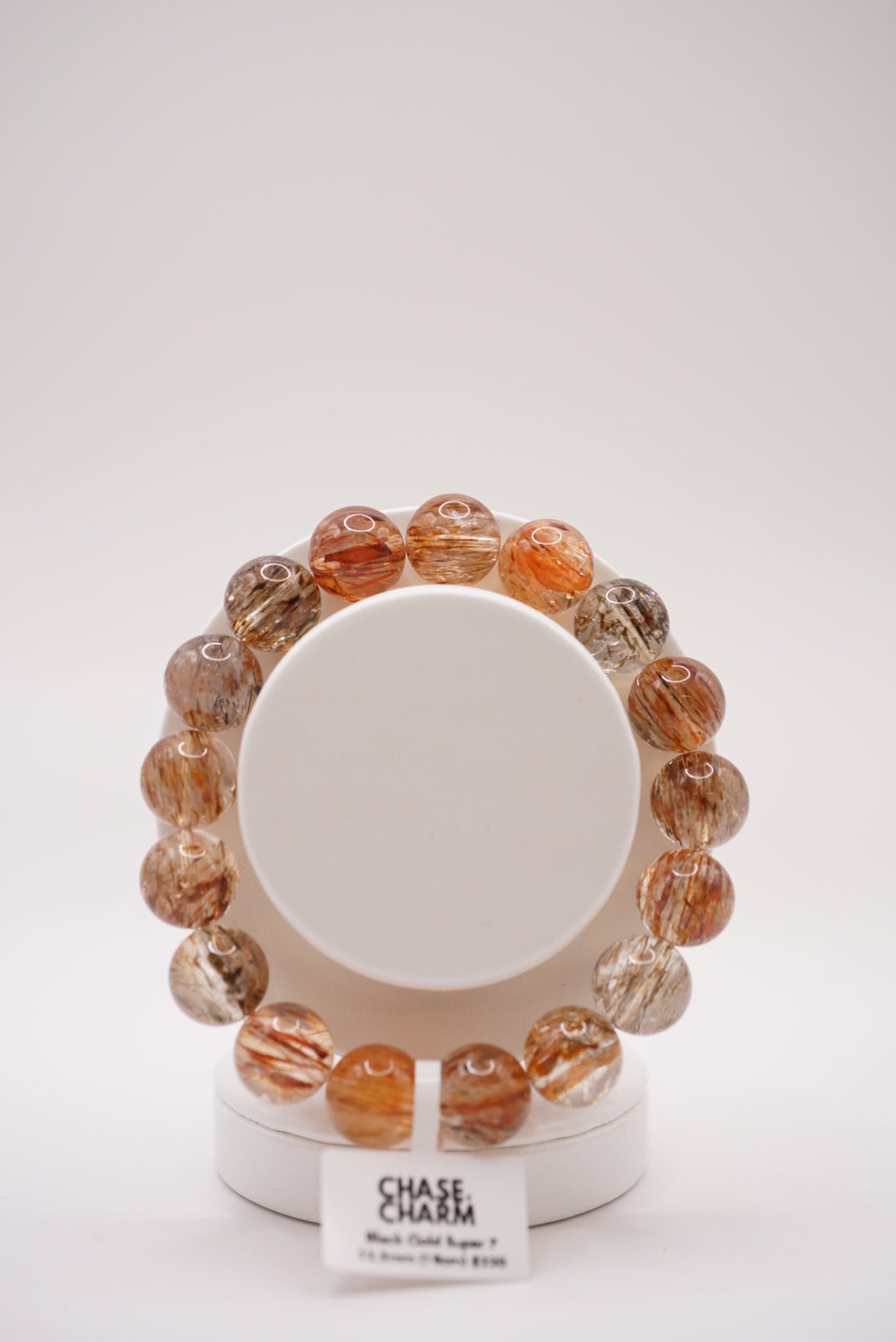 Black Gold Super 7 Plain Bracelet
