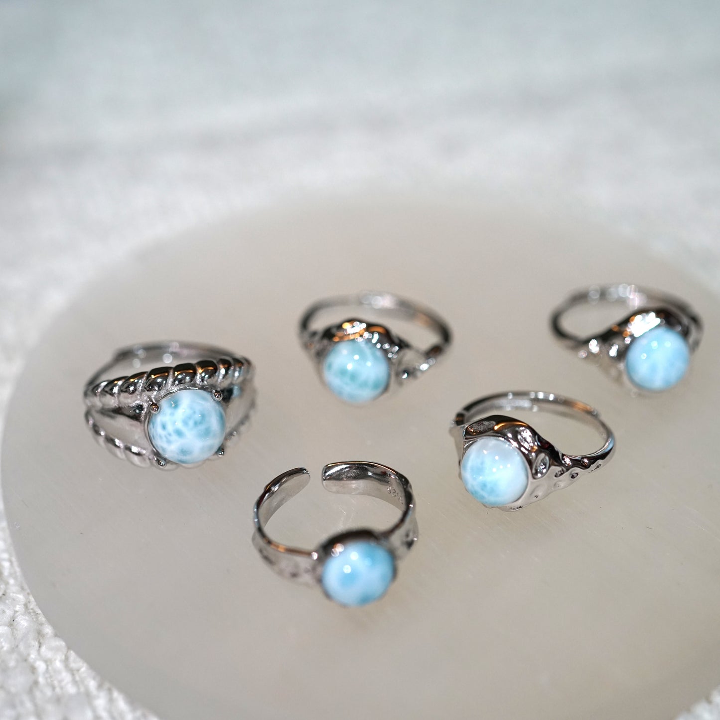 Larimar Statement Ring