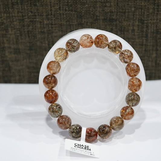 Black Gold Super 7 Plain Bracelet