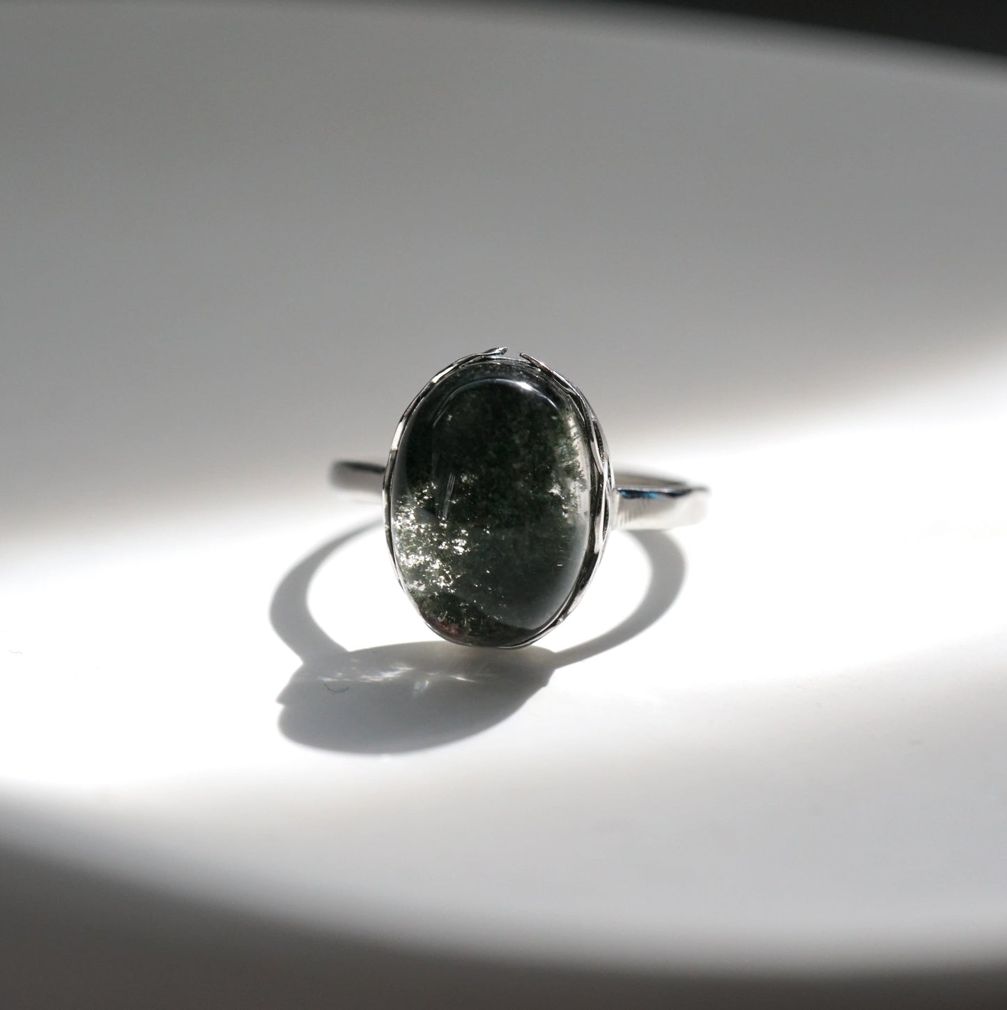 Green Garden Quartz Ring 006