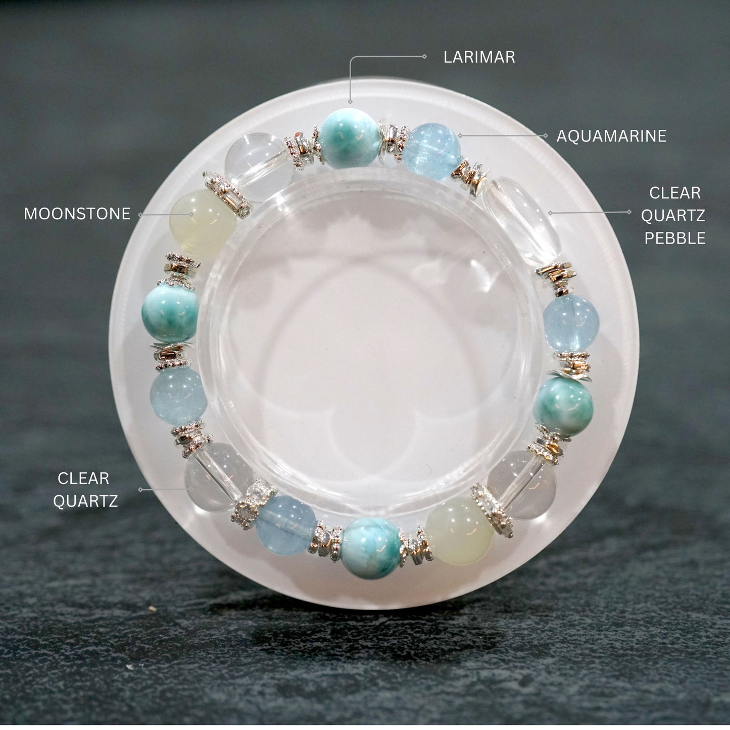 Moonlit Larimar Bracelet