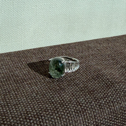 Green Garden Quartz Ring 001