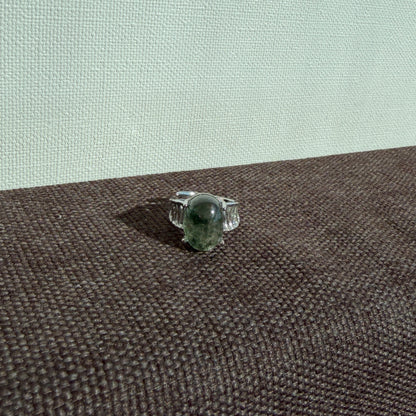 Green Garden Quartz Ring 001
