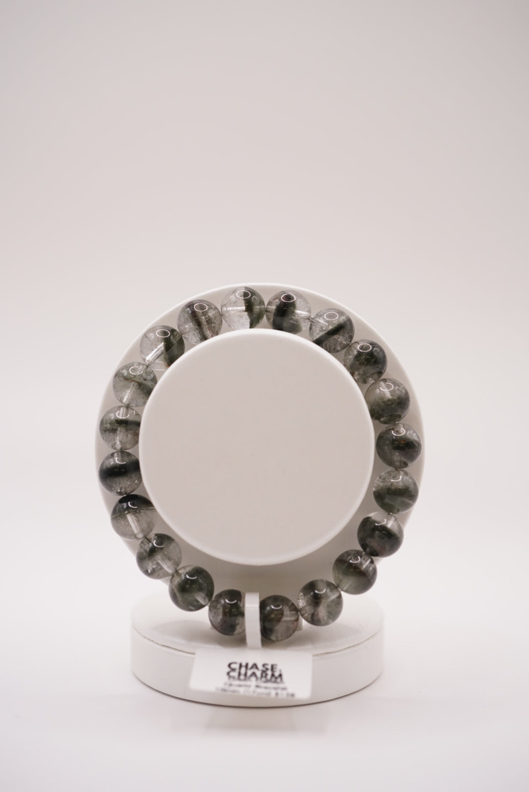 Green Phantom Quartz Plain Bracelet