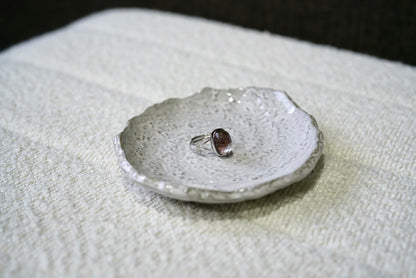 Oval Deep Red Garden Quartz Ring