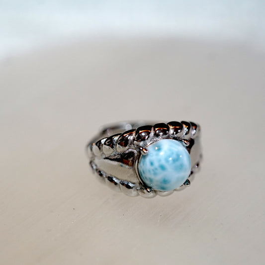 Larimar Statement Ring