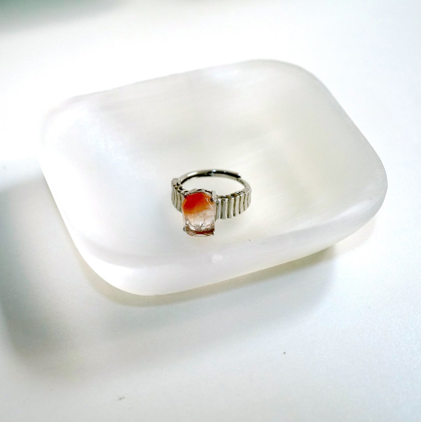 Selenite Small Rectangle Tray (8.5cm)