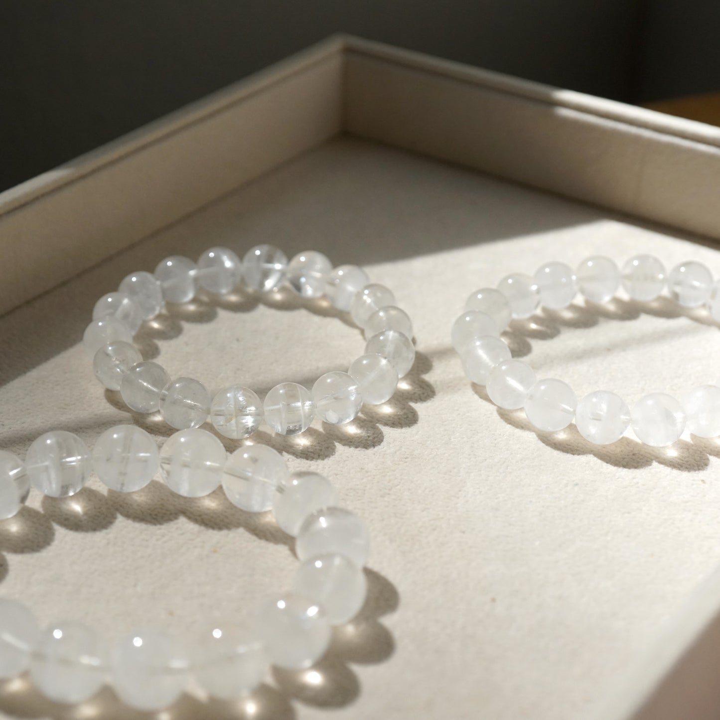 White Phantom Quartz Bracelet