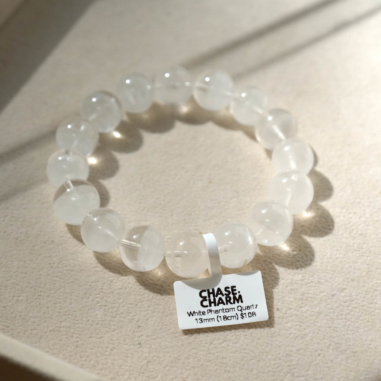 White Phantom Quartz Bracelet