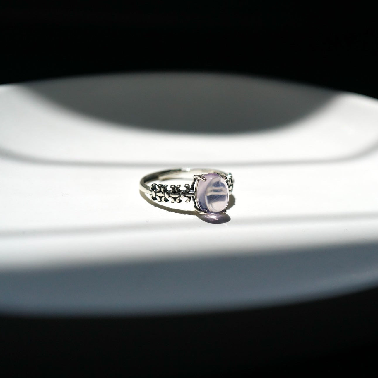 Lavender Moon Quartz Ring 002