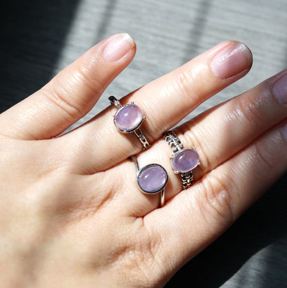 Lavender Moon Quartz Ring 001