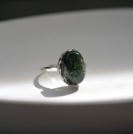 Green Garden Quartz Ring 006