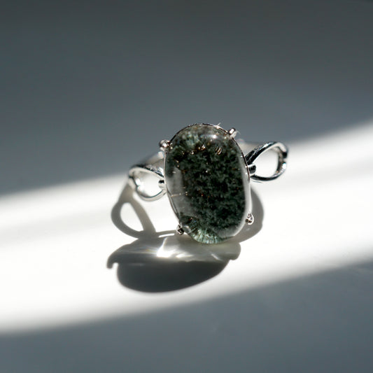 Green Garden Quartz Ring 007