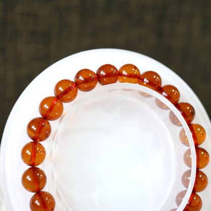 Blood Amber Bracelet