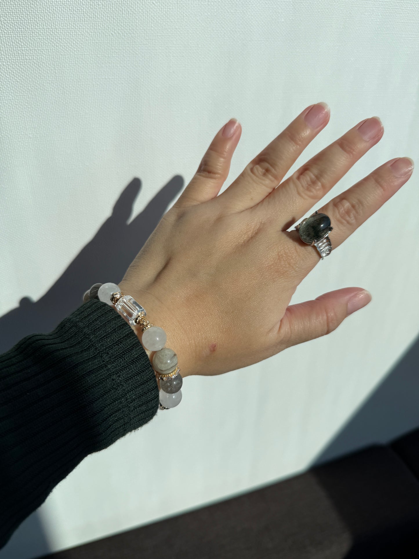 Green Garden Quartz Ring 001