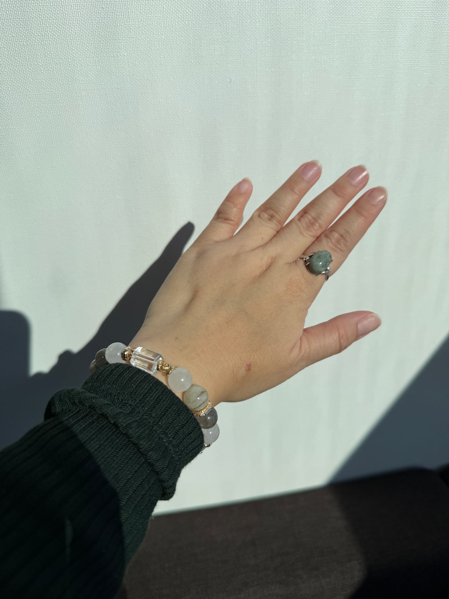 Green Garden Quartz Ring 002