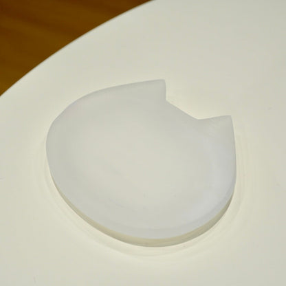 Satin Spar Cat Shaped Dish