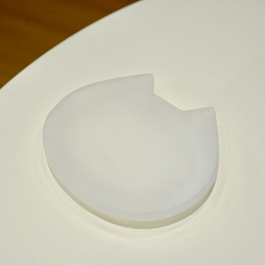 Satin Spar Cat Shaped Dish