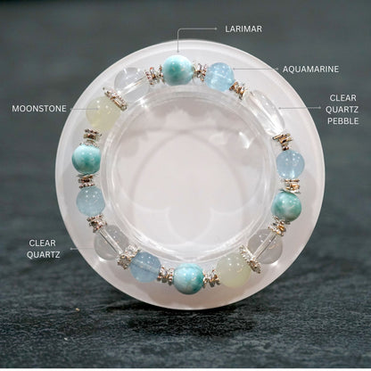 Moonlit Larimar Bracelet
